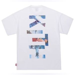 KITH WOMEN X COCA-COLA OVERSIZED SURF TEE - WHITE - M/L